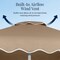 Best Choice Products 7.5ft Patio Market Umbrella with Wavy Trim, Fade-Resistant, Crank & Tilt, Wind Vent